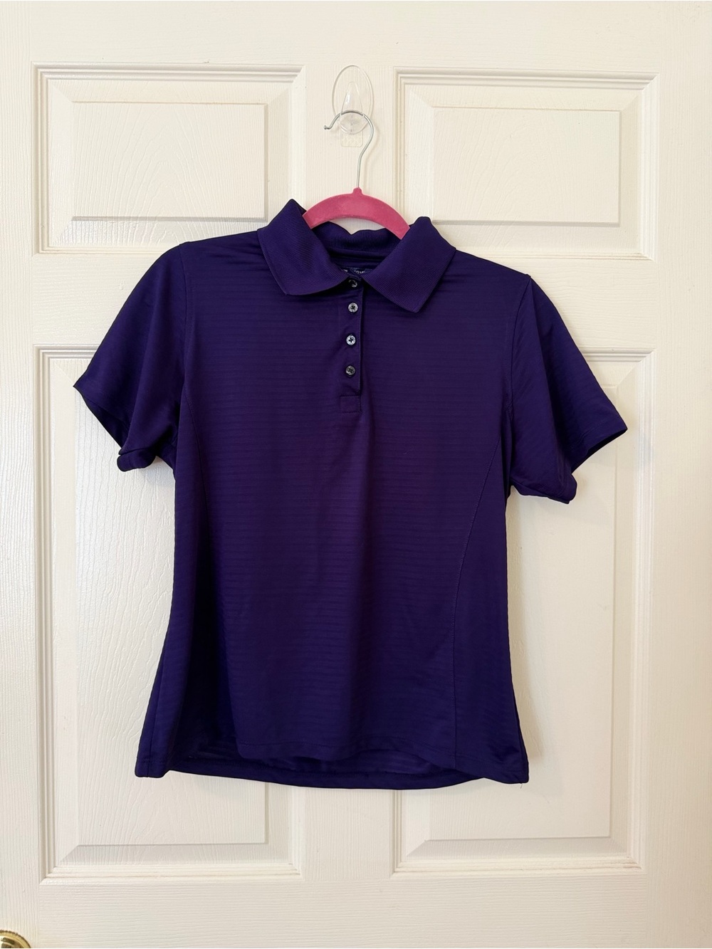 Bermuda Sands Purple Golf Polo Shirt Ladies Medium Short Sleeve Performance